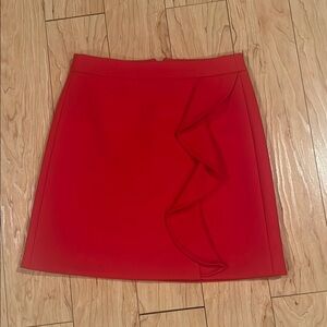 Elegant Red Women's Skirt